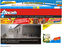 Tablet Screenshot of ancashaldia.com